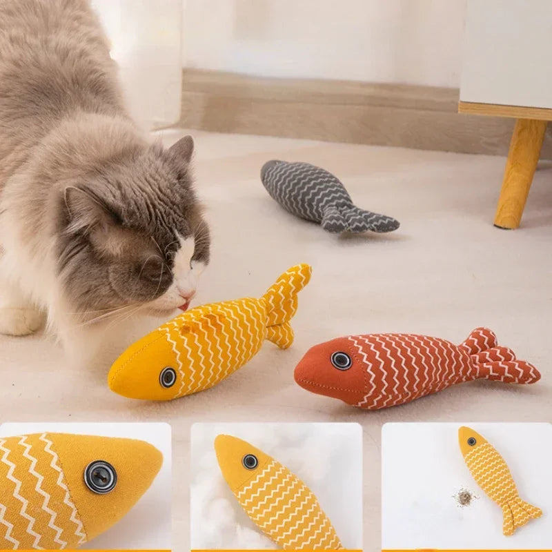 Grattoir pour chats en forme de poisson, produits interactifs