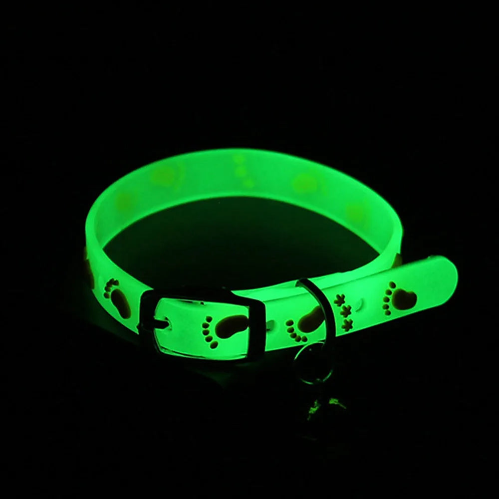 Collier Réfléchissant en Silicone pour Chat – Avec Clochette de Sécurité